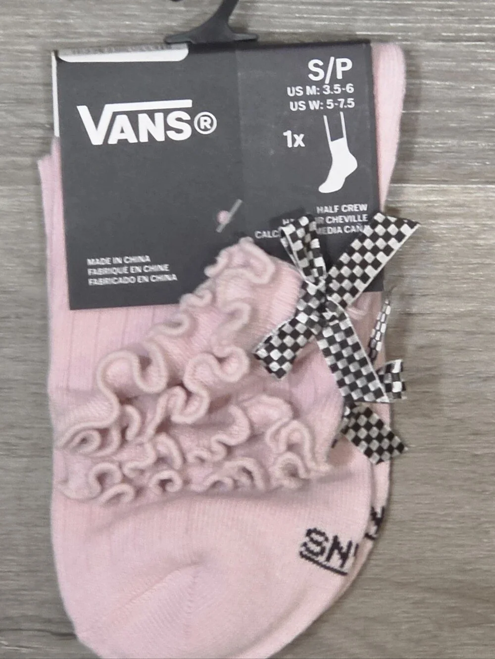 Vans Rufflen Low Crew Socks